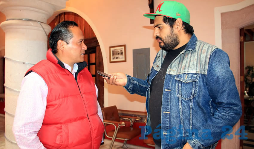 Hiram Galván Ortega, integrante de la corriente Izquierda Democrática Nacional (IDN) perteneciente al Partido de la Revolución Democrática (PRD) (Foto Rocío Castro Alvarado)