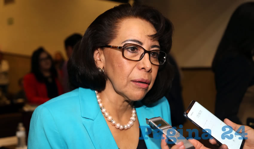 Ma. Estela Cortés Meléndez, legisladora local (Foto: Eddylberto Luévano Santillán)