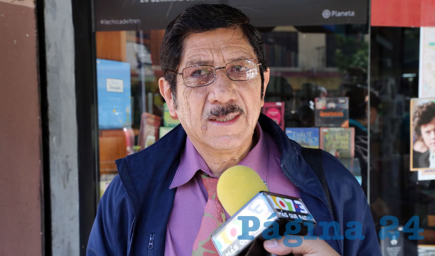 Refugio Marín Ruiz, secretario general de la Confederación Revolucionaria de Obreros y Campesinos (CROC) en Aguascalientes