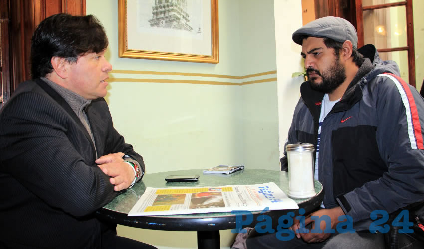 Felipe Casas Soto, titular del Instituto Político Empresarial (IPE) en el municipio de Zacatecas y prestador de servicios turísticos en el Centro Histórico de la ciudad (Foto Rocío Castro Alvarado)