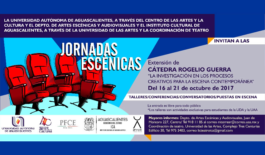 El tema central de este evento es “La investigación en los procesos creativos para la escena contemporánea”