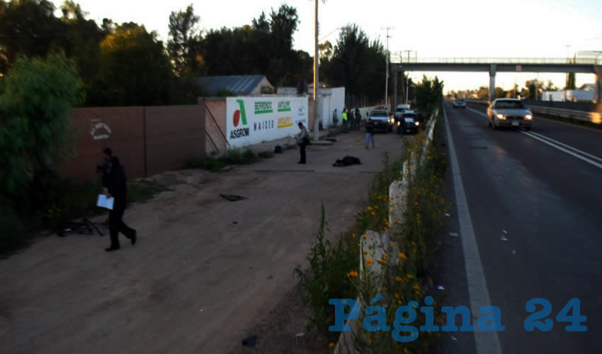 Sobre la carretera federal 45 norte, a la altura de El Salitrillo, ocurrió el fatal percance