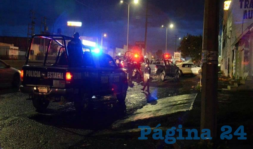 Movilización policíaca en Plateros