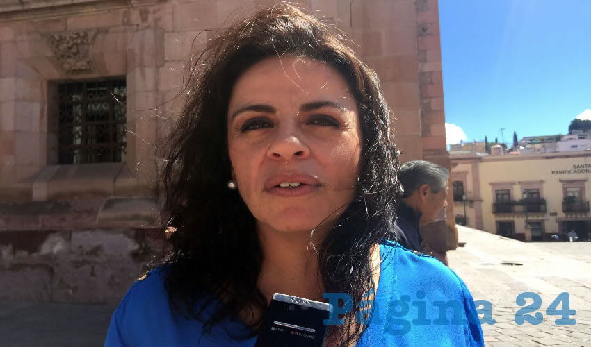 Guadalupe Medina Padilla, regidora capitalina consideró que el gobierno de Alejandro Tello Cristerna está rebasado por la inseguridad que prevalece y cada vez cobra vida de inocentes de manera despiadada (Foto Rocío Castro Alvarado )