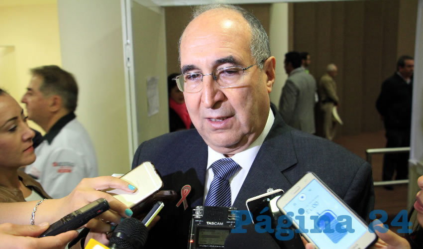 Gilberto Breña Cantú, titular de la Secretaría de Salud de Zacatecas (SSZ) (Foto Rocío Castro)
