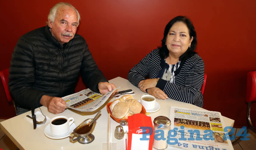 En el restaurante Mitla compartieron el pan y la sal Carlos Escobedo Olmos y Patricia López de Escobedo