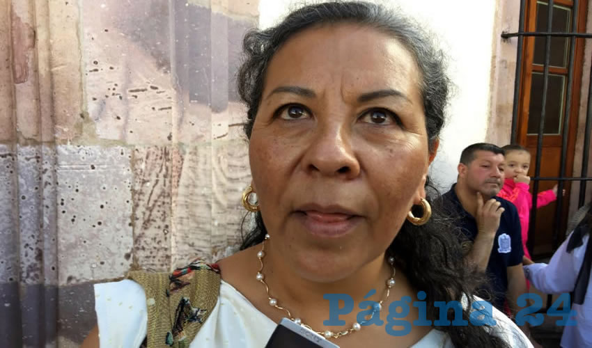 Irma Serrano Esparza, miembro de organizaciones no gubernamentales del Observatorio Ciudadano de Alerta de Género (Foto Cristo González)
