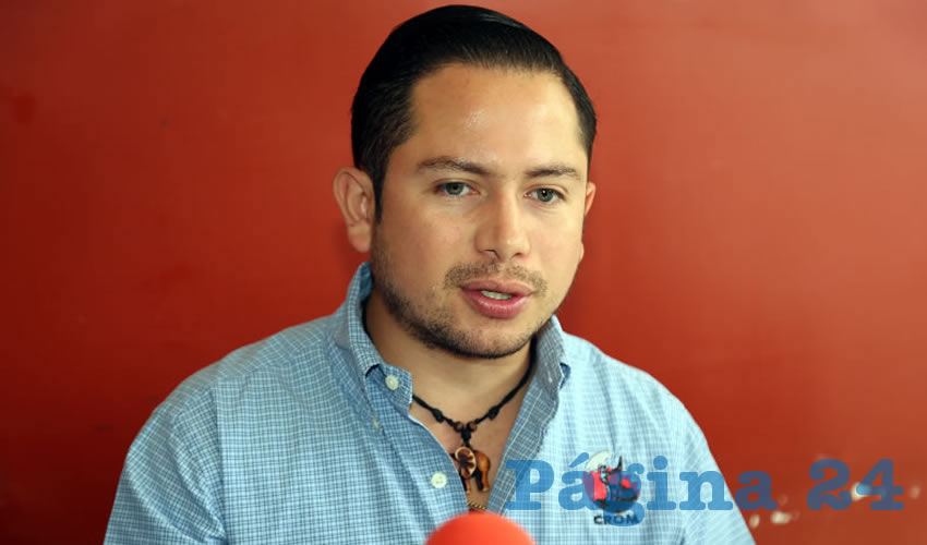 Jes&uacute;s Enrique Ram&iacute;rez P&eacute;rez, secretario general de la CROM en Aguascalientes