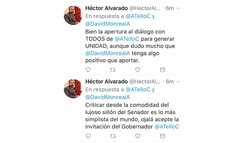 La intolerancia de Héctor Alvarado, Director de Comunicación Social, en todo su esplendor
