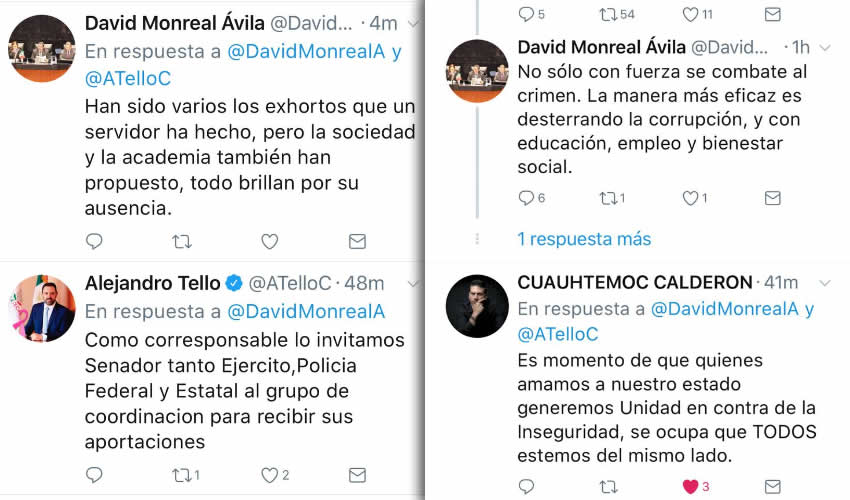 El Senador Ofrece Propuestas, Alvarado Enseña el Cobre