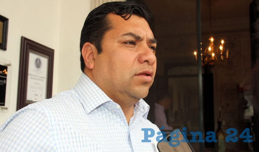 Normando L&oacute;pez Meixueiro, secretario general de la FSTSE en Aguascalientes