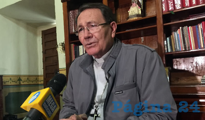 Sigifredo Noriega Barceló, obispo de la Diócesis de Zacatecas: Ojalá que esto no nos deje indiferentes, que no nos vayamos a acostumbrar a vivir en situación de violencia (Foto Cristo González)