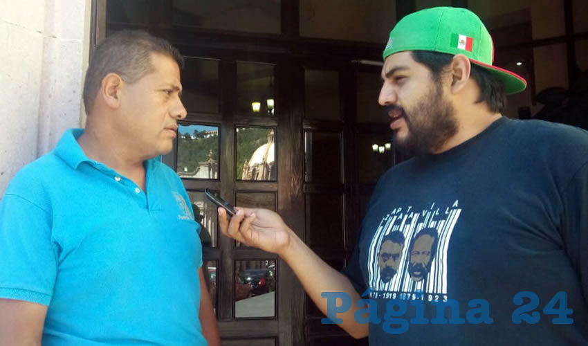 Javier Castillo Rodríguez, prestador de servicios turísticos en el Centro Histórico de Zacatecas