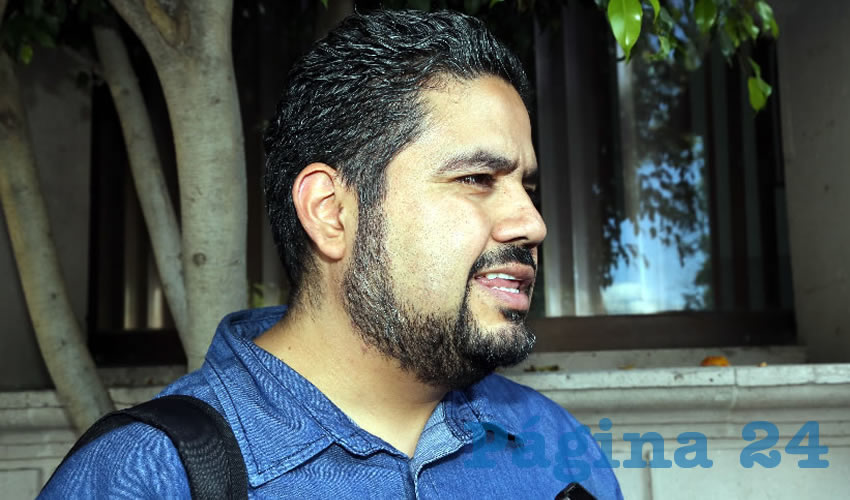 Iván Alejandro Sánchez Nájera, legislador local (Foto: Eddylberto Luévano Santillán)