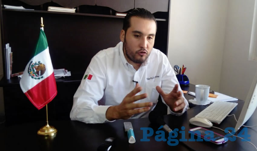 Aldo Ruiz S&aacute;nchez, dirigente estatal de Morena en Aguascalientes