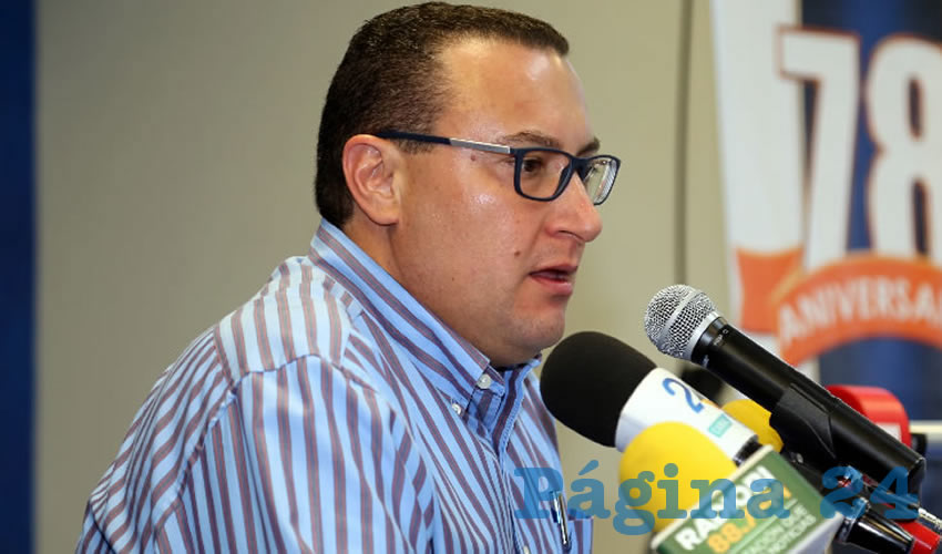 Paulo Gonzalo Martínez López, presidente estatal del PAN (Foto: Eddylberto Luévano Santillán)