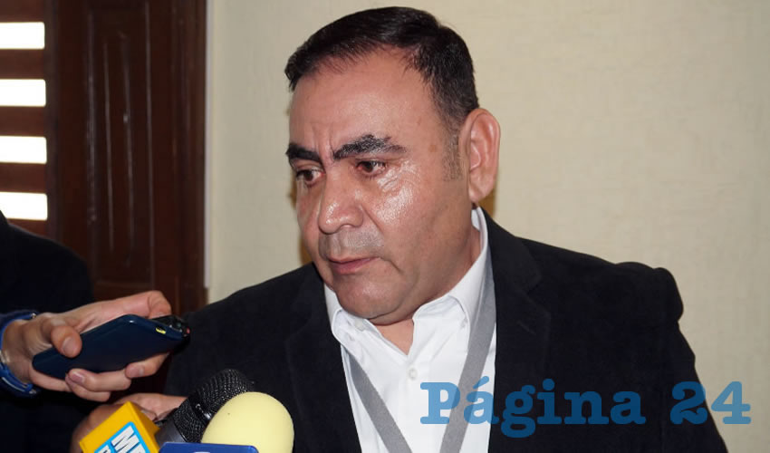 Francisco Baca Barrón, secretario administrativo del Instituto de Seguridad Social y Servicios Sociales de los Trabajadores del Estado (ISSSTE) (Foto Merari Martínez Castro)
