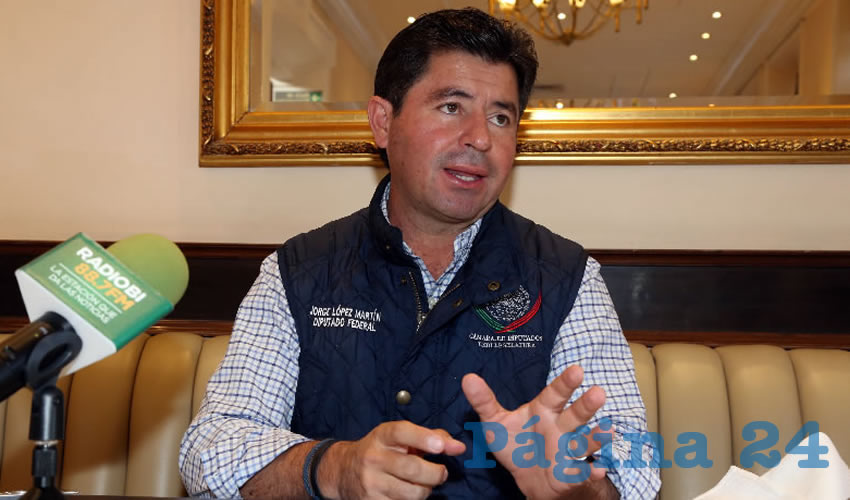 Jorge L&oacute;pez Mart&iacute;n, diputado federal