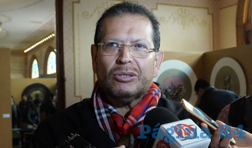 Pedro Martínez Arteaga, secretario general del Sindicato de Personal Académico (SPAUAZ) convocó a los agremiados para que decidan si estallan o no la huelga que emplazaron a la máxima casa de estudios por adeudos con la base sindical (Foto: Archivo)
