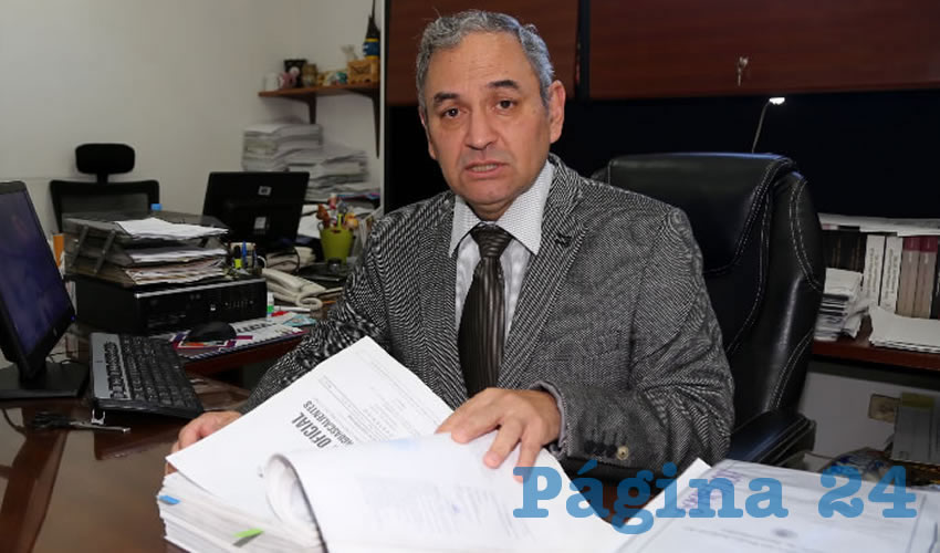 Rigoberto Alonso Delgado, magistrado de la Sala Administrativa y Electoral del Poder Judicial del Estado (Foto: Eddylberto Luévano Santillán)