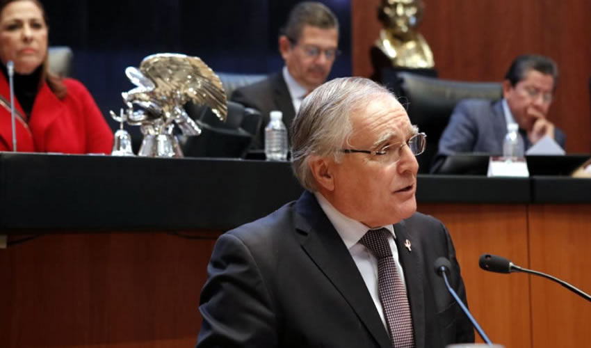 El senador Miguel Romo, vicecoordinador del PRI en el Senado de la República