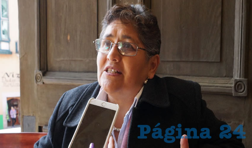María Elena Ortega Cortés, diputada del Partido de la Revolución Democrática (PRD) (Foto Merari Martínez Castro)