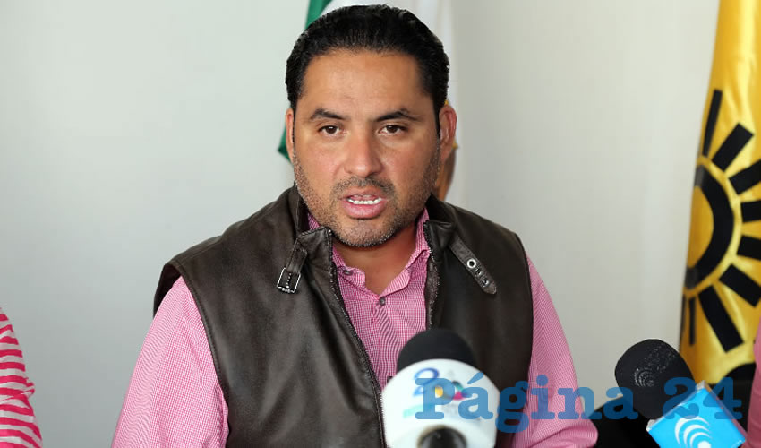 Emanuelle Sánchez Nájera, presidente del CDE del PRD (Foto: Eddylberto Luévano Santillán)