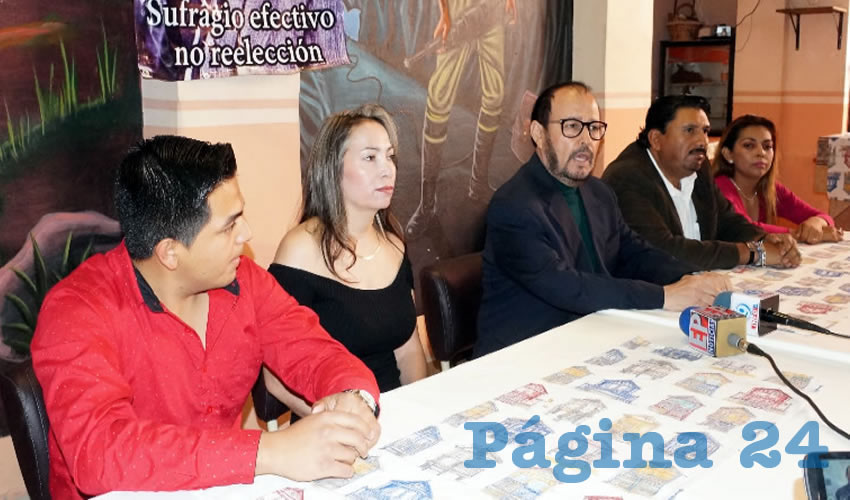 Jaime Enríquez Félix: Por parte del IEEZ aún no tienen un calendario electoral para desarrollar el proceso, “no sabemos cuándo vamos a registrar la formula y cuando sacar el formato de firmas” (Foto Merari Martínez Castro)
