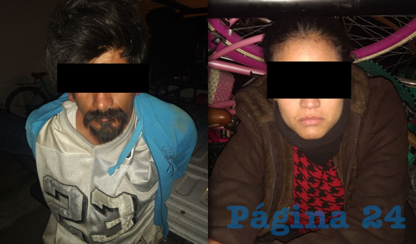 Jorge y Alejandra quedaron detenidos
