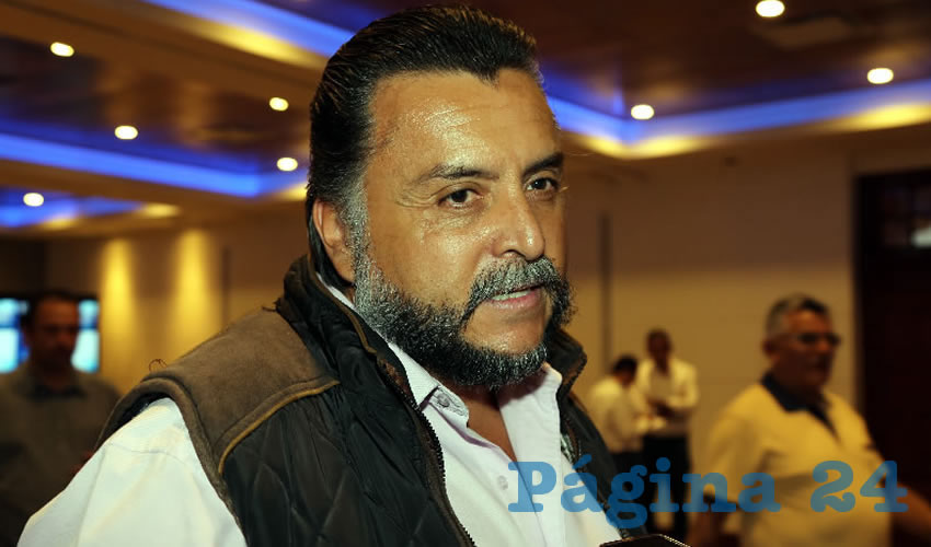 Óscar Ramírez Ávila, representante de la Confederación de Organizaciones Sindicales (COS) en Aguascalientes (Foto: Eddylberto Luévano Santillán)