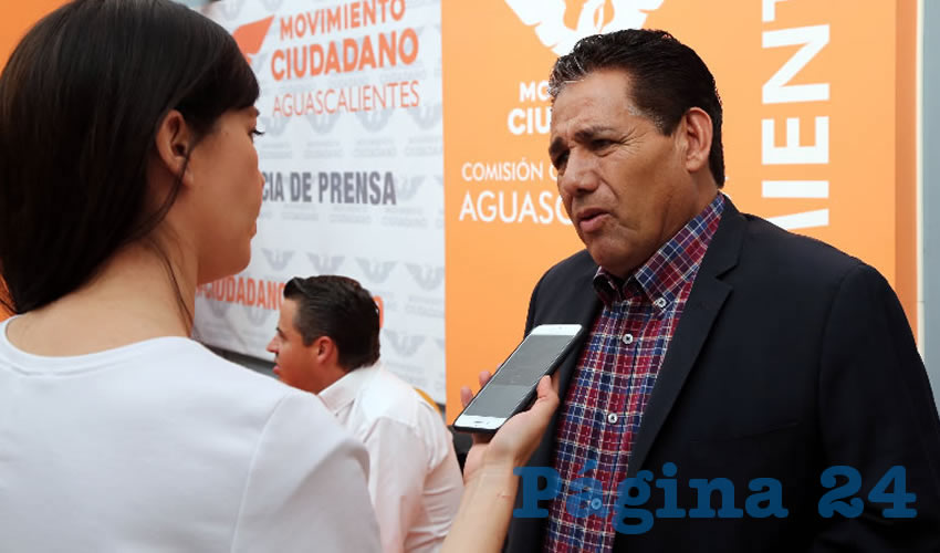 Juan Manuel Aguilera Navarro, representante de MC ante el IEE