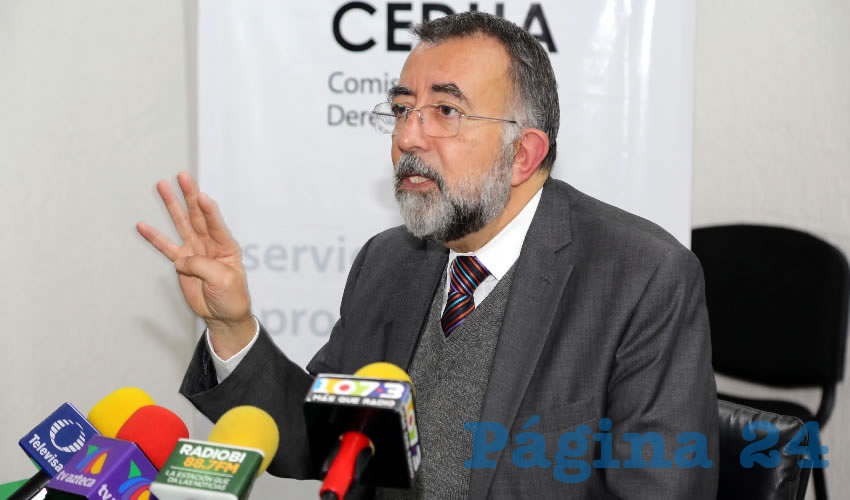 Jes&uacute;s Eduardo Mart&iacute;n J&aacute;uregui, titular de la CEDHA