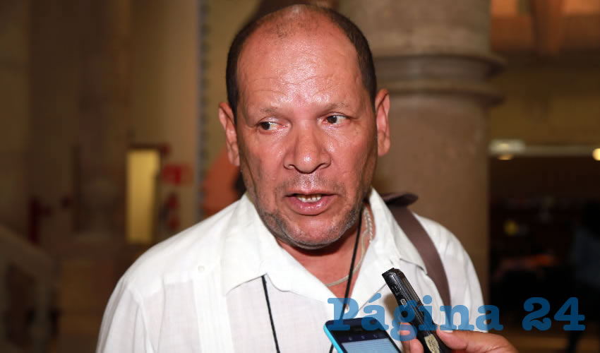 Xicotencatl Cardona Campos, presidente de la Asociación de Migrantes Organizados