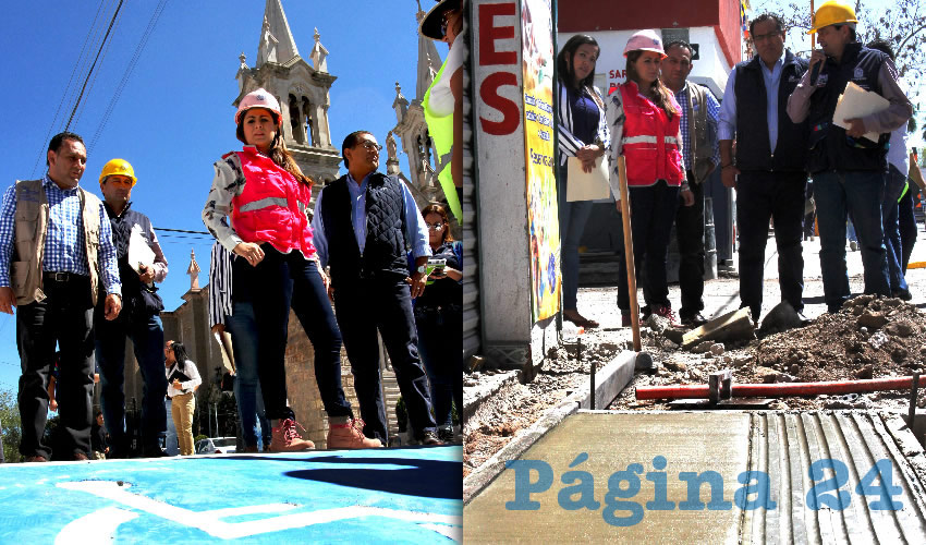 Tere Jim&eacute;nez realiz&oacute; un recorrido por el emblem&aacute;tico Barrio de La Pur&iacute;sima para verificar los avances de construcci&oacute;n y rehabilitaci&oacute;n de infraestructura