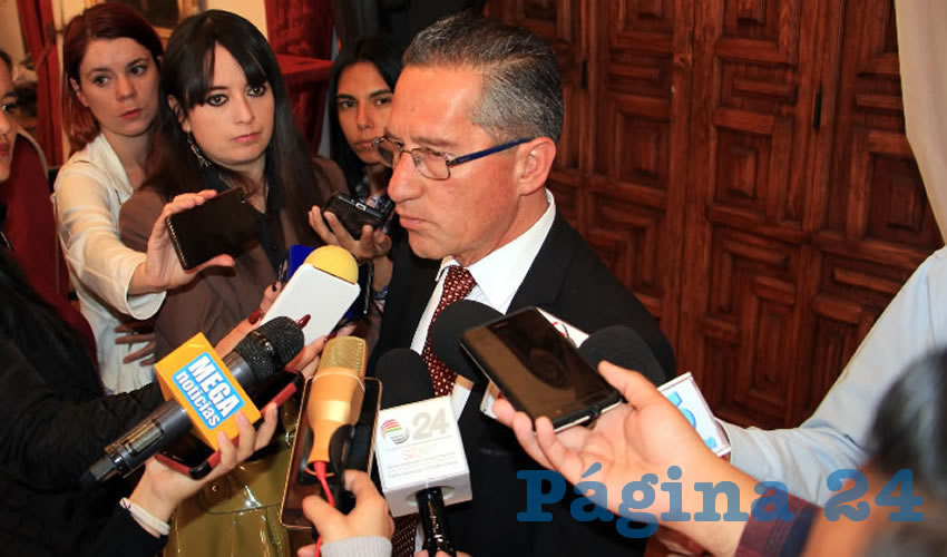 Marco Antonio Vargas Duarte, vocero en materia de Seguridad del Gobierno del Estado (Foto Rocío Castro)