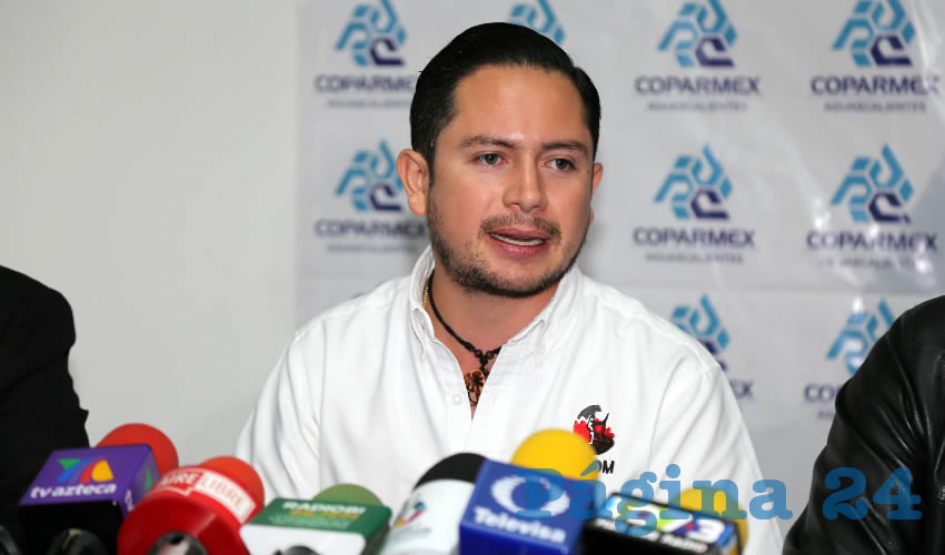 Jes&uacute;s Enrique Ram&iacute;rez P&eacute;rez, secretario general de la CROM (Foto: Eddylberto Lu&eacute;vano Santill&aacute;n)