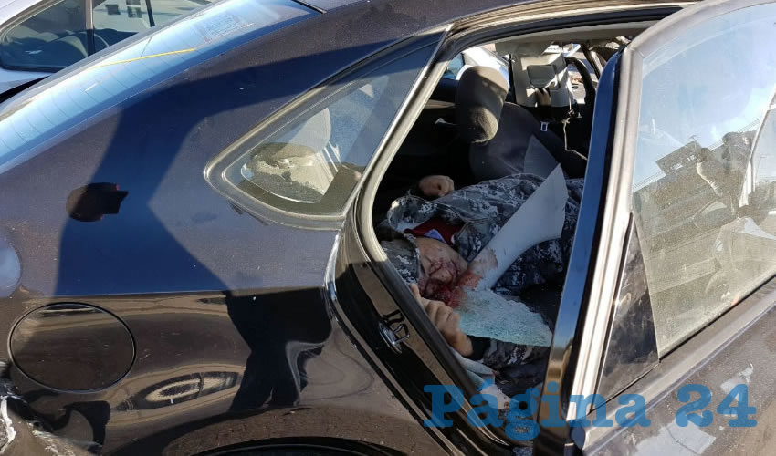 Roberto Miranda Ríos murió de manera horripilante, quedando su cuerpo sobre los asientos traseros del Vento