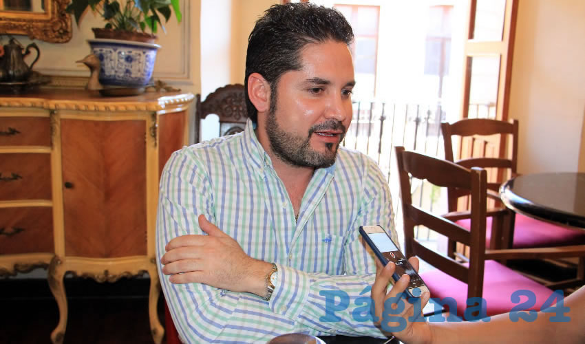 Carlos Salmón Buenrostro, contralor del municipio de Guadalupe (Foto: Rocío Castro Alvarado)