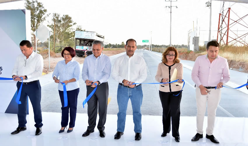 El mandatario estatal entregó la obra en la que se ejerció un monto de 46 millones de pesos y generó 700 empleos directos e indirectos