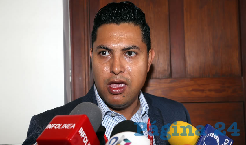 Rodrigo Iv&aacute;n Infante de Alba &Aacute;vila, titular de Profeco Aguascalientes (Foto: Eddylberto Lu&eacute;vano Santill&aacute;n)