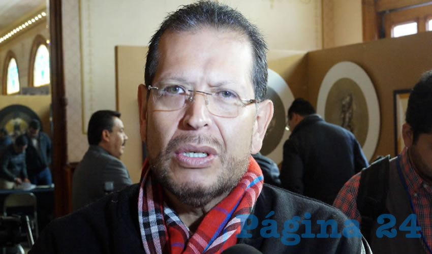 Pedro Martínez Arteaga, líder del Sindicato Único de Personal Académico de la Universidad Autónoma de Zacatecas (SPAUZ) (Archivo: Página 24)