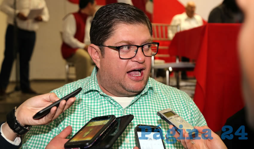 Mario Antonio Guevara Palomino, consejero estatal del PRI (Foto: Eddylberto Luévano Santillán)