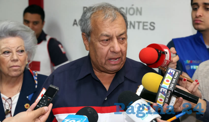 Homero Téllez Ortiz, coordinador de Socorros de la Cruz Roja (Foto: Eddyllberto Luévano Santillán)