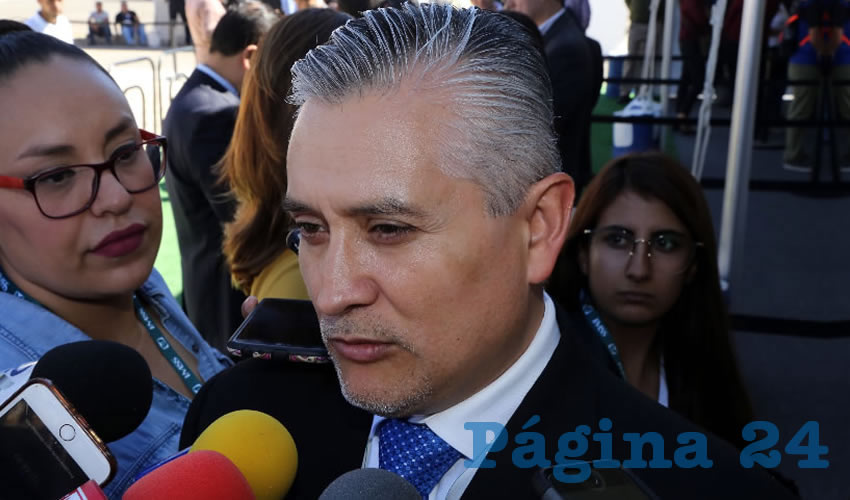 Julio César Medina Delgado, titular de la Sebideso (Foto: Eddylberto Luévano Santillán)