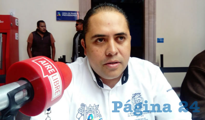 Jos&eacute; de Jes&uacute;s Aranda Ram&iacute;rez, director de Reglamentos del Municipio capital