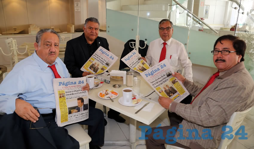 En el restaurante Del Centro almorzaron Ricardo Cortés García, Arturo Rosales Martínez, Rogelio Rodríguez Roque y Alberto Martínez Espinoza