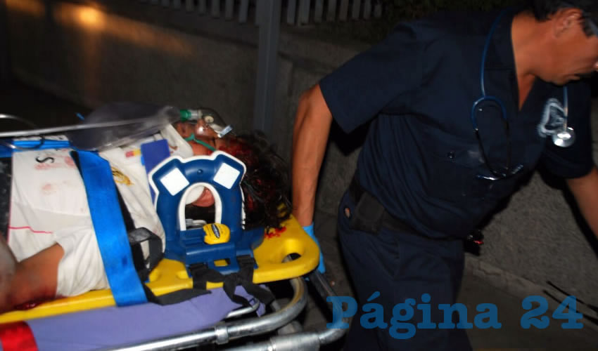 Ángel Alejandro sufrió traumatismo craneoencefálico severo, por lo que su vida corre peligro