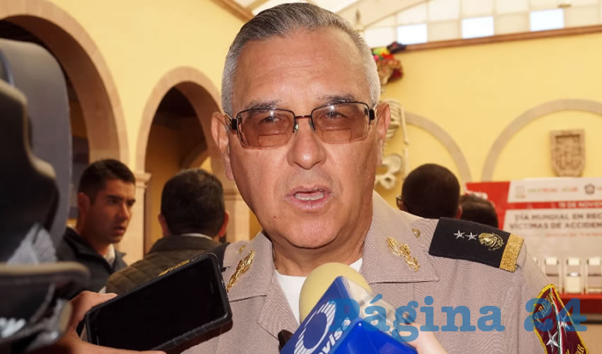Guillermo Almazán Bertotto, comandante de la Onceava Zona Militar (Foto Merari Martínez Castro)