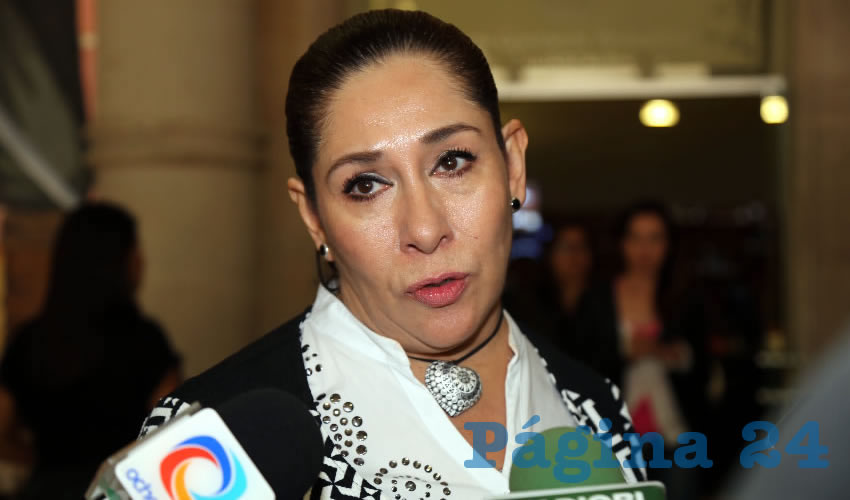 Mayela Macías Alvarado, legisladora local (Foto: Eddylberto Luévano Santillán)