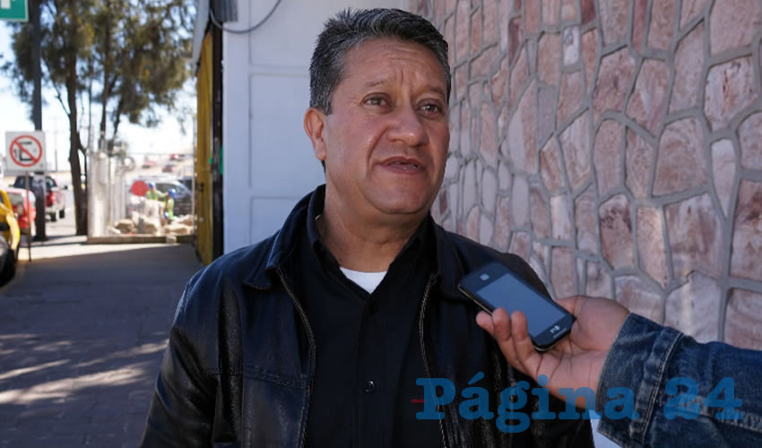 Jaime Cruz Talamantes, jefe del Área de Limpia del Ayuntamiento de Zacatecas (Foto Merari Martínez Castro)